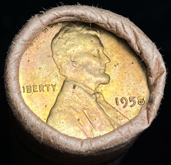 Mint Condition Wheat Cent Roll (50-coins)