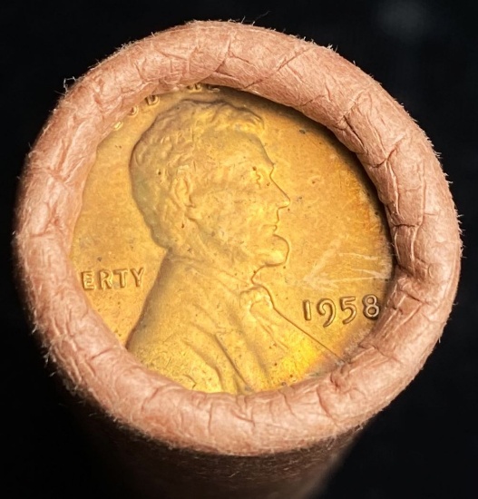 Mint Condition Wheat Cent Roll (50-coins)