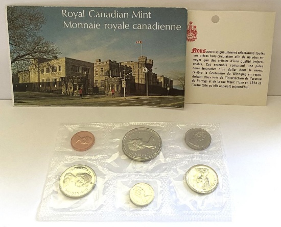 1974 Royal Canadian Mint Proof Set (6-coins)