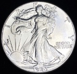1941 Walking Liberty Half Dollar AU/BU