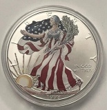 1999 Colorized American Silver Eagle