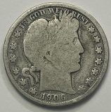 1906 Barber Silver Half Dollar