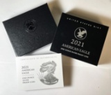 2021 Proof San Francisco Silver American Eagle OGP