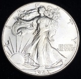 1941 Walking Liberty Half Dollar AU/BU