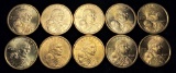 Mostly Uncirculated 2000-D Sacagawea (10-Coins)
