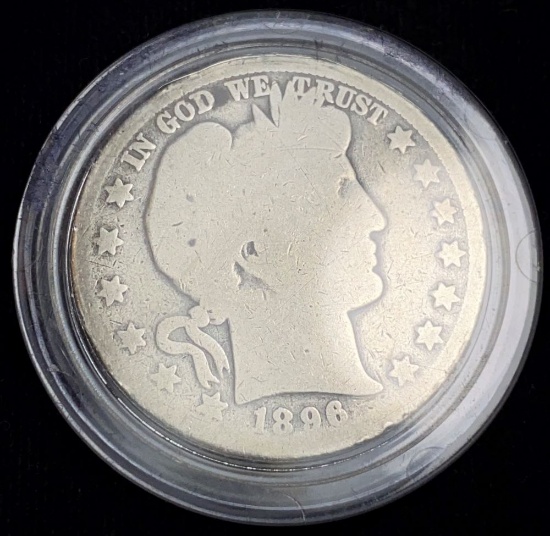 1896-O Barber Silver Half Dollar AG