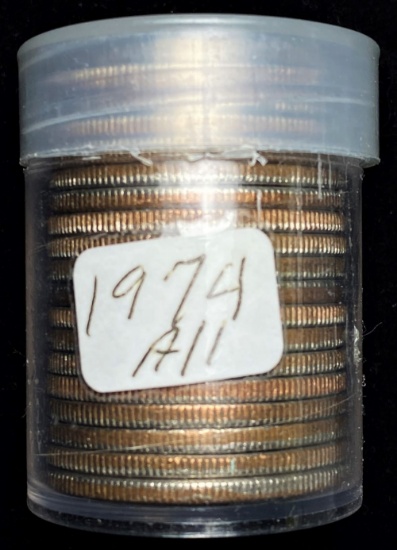 (1) Roll 1974 JFK Half Dollars(19-coins)