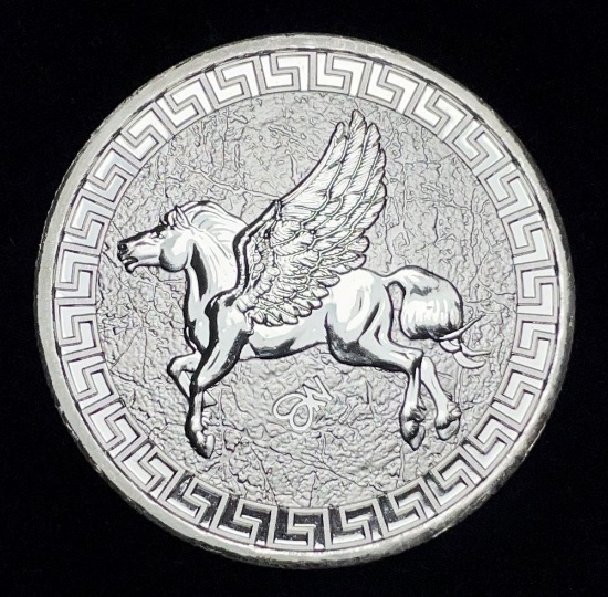 2022 Queen Elizabeth Pegasus 1 ozt .999 Silver Round