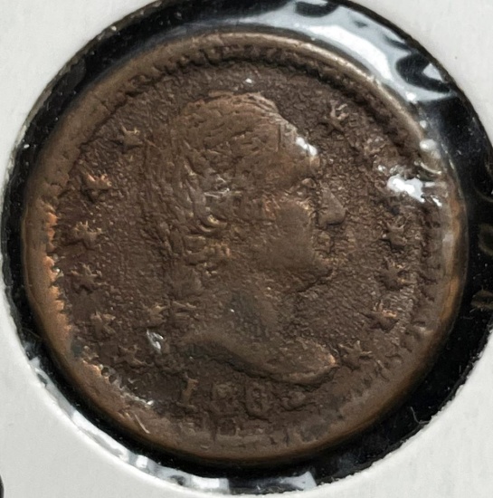 186? "Union For Ever" Civil War Token
