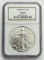 1998 American Silver Eagle .999 Fine NGC MS69