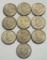 1971-1976 Eisenhower Dollars (10-coins)