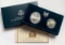 1992 U.S. Mint Columbus Quincentenary Commemorative Silver Dollar UNC Set (2-coins)