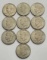 1971-1978 Eisenhower Dollars (10-coins)