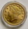 1849 Double Eagle $20 24kt Gold Plated Replica