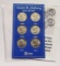 1979-1980 Susan B. Anthony Dollar Two Year Set (6-coins)