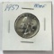 1957 Washington Proof Silver Quarter