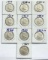 1966-1969 Kennedy 40% Silver Half Dollars (10-coins)