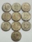 1974-1978 Eisenhower Dollars (10-coins)