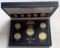 2000 U.S. Mint 24kt Gold Plated Coin Set (5-coins) No COA