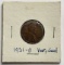 1931-D Lincoln Wheat Small Cent VG