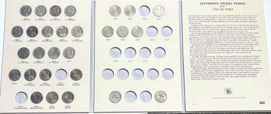 1997-2008 Jefferson Nickle Littleton Coin Company Album (28-coins)
