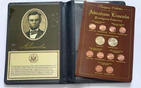2009-2010 Abraham Lincoln Prestigious Collection (12-coins)