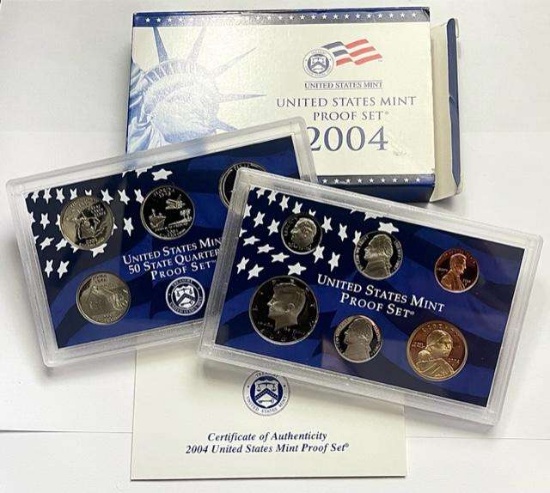 2004 U.S. Mint Proof Set (10-coins)