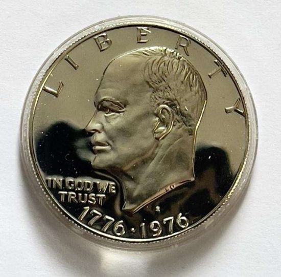 1976-S Bicentennial Eisenhower Proof Dollar