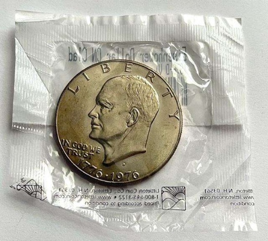 1976-D Eisenhower Uncirculated Dollar Littleton Coin Company