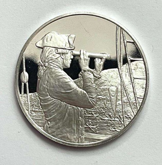 1978 Post Masters of America Honolulu Hawaii .9 ozt .925 Sterling Silver Commemorative Medal