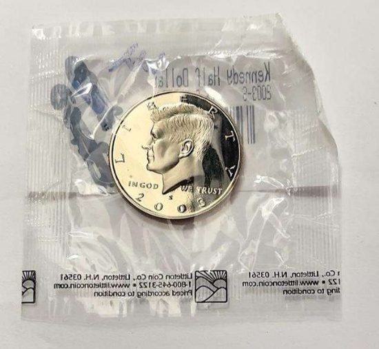 2003-S Kennedy Proof Half Dollar Littleton Coin Company
