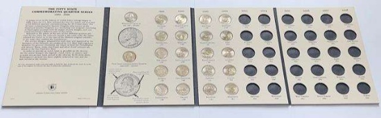 1999-2002 50 State Quarter Album Littleton Coin Company (22-coins)