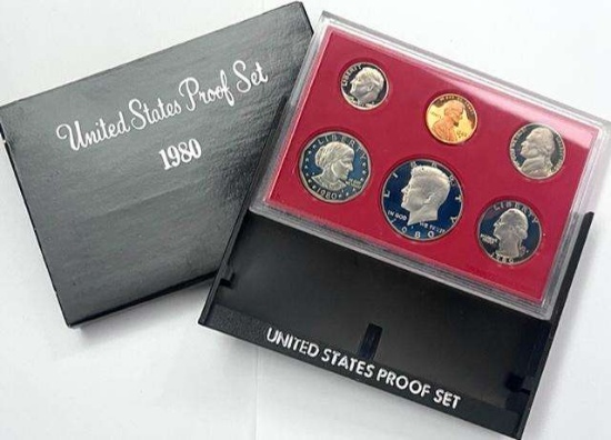 1980 U.S. Mint Proof Set (6-coins)