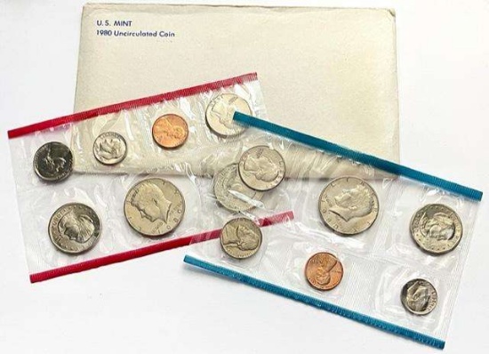 1980 United States Uncirculated Mint Set (13-coins)
