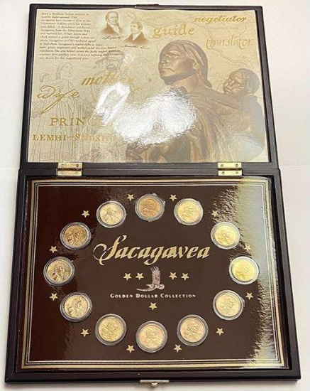 2000-2005 Sacagawea Golden Dollar Coin Collection (12-coins)