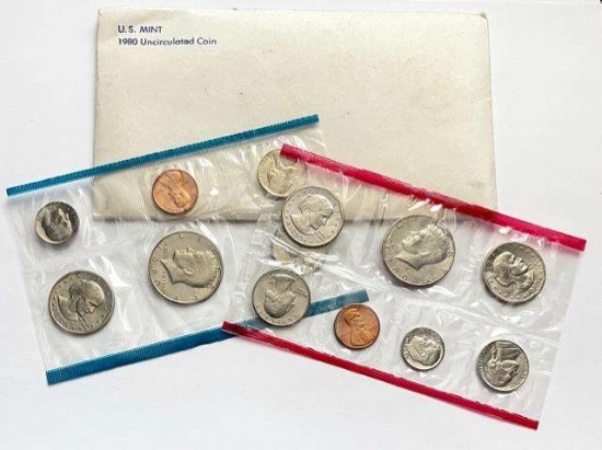 1980 United States Uncirculated Mint Set (13-coins)
