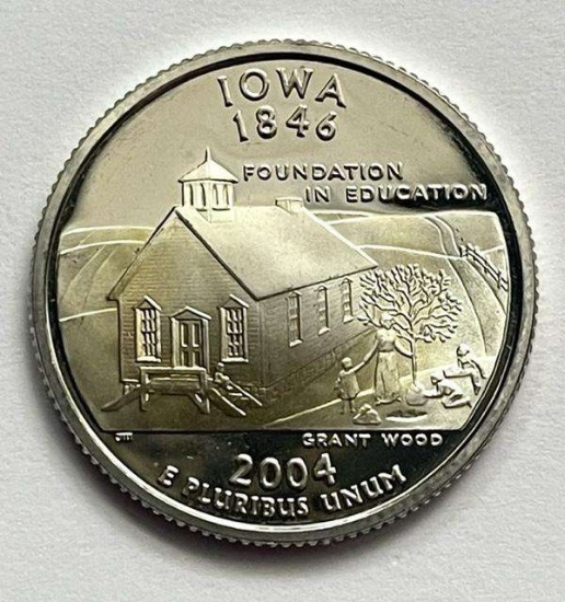 2004-S Proof State Quarter (Iowa)