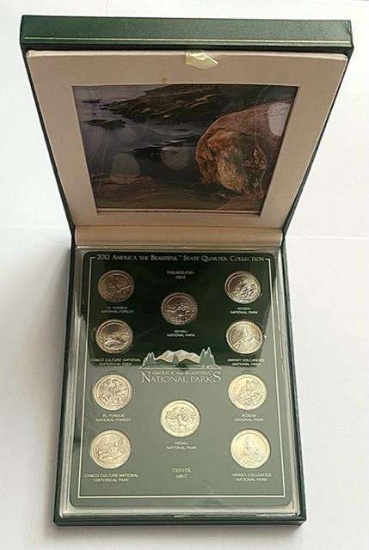 2011 America The Beautiful State Quarter Commemorative Gallery (10-coins)