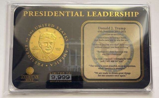 2016 American Mint Presidential Leadership Donald Trump Commemorative *Sealed*