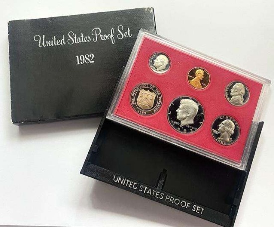 1982 U.S. Mint Proof Set (6-coins)