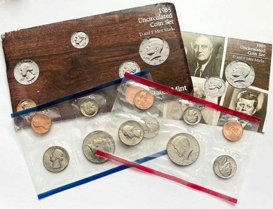 1985 United States Uncirculated Mint Set (10-coins)