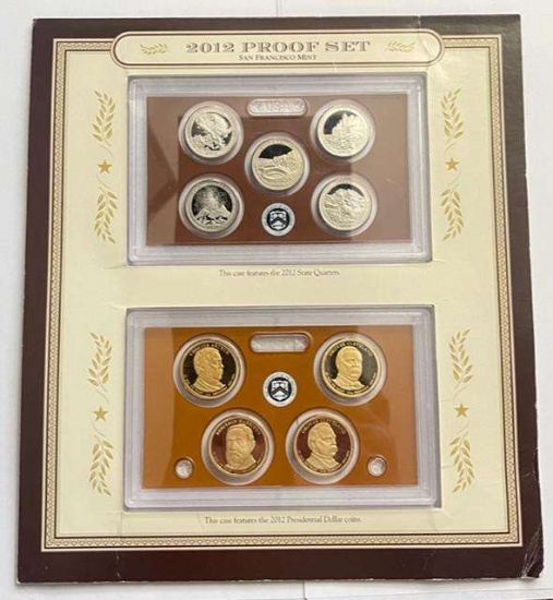2012 United States Mint Proof Set (9-coins)