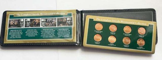 2009 U.S. Mint Lincoln Bicentennial Commemorative Gallery (8-coins)