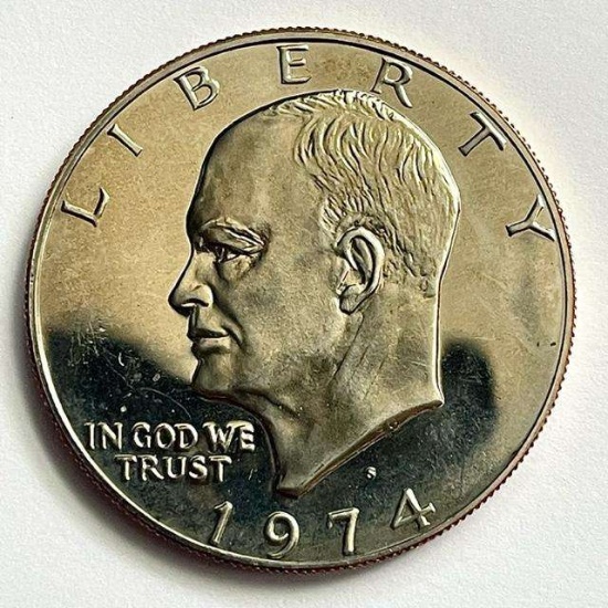 1974-S Proof Eisenhower Dollar