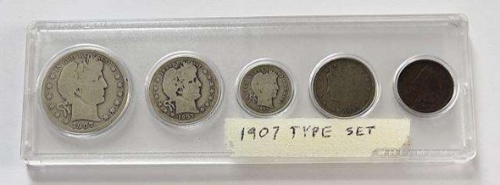 1907 U.S. "Put Together" Silver Mint Set