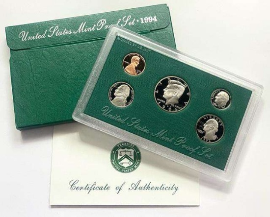 1994 U.S. Mint Proof Set (5-coins)