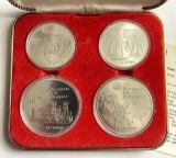 1976 Canada Olympics Commemorative Silver Coin Collection (4-coins)