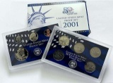 2001 U.S. Mint Proof Set (10-coins) No COA
