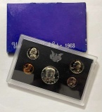 1968 U.S. Mint Proof Set (5-coins)
