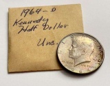 1964-D Kennedy Uncirculated Silver Half Dollar